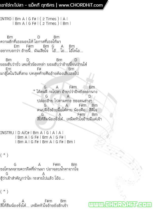 คอร์ดเพลง