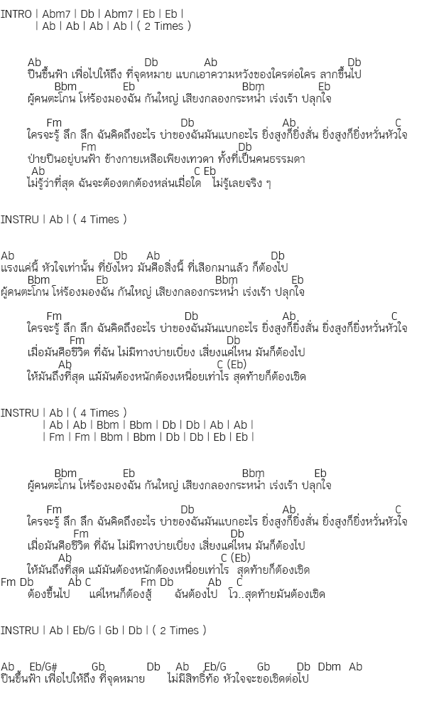 คอร์ดเพลง